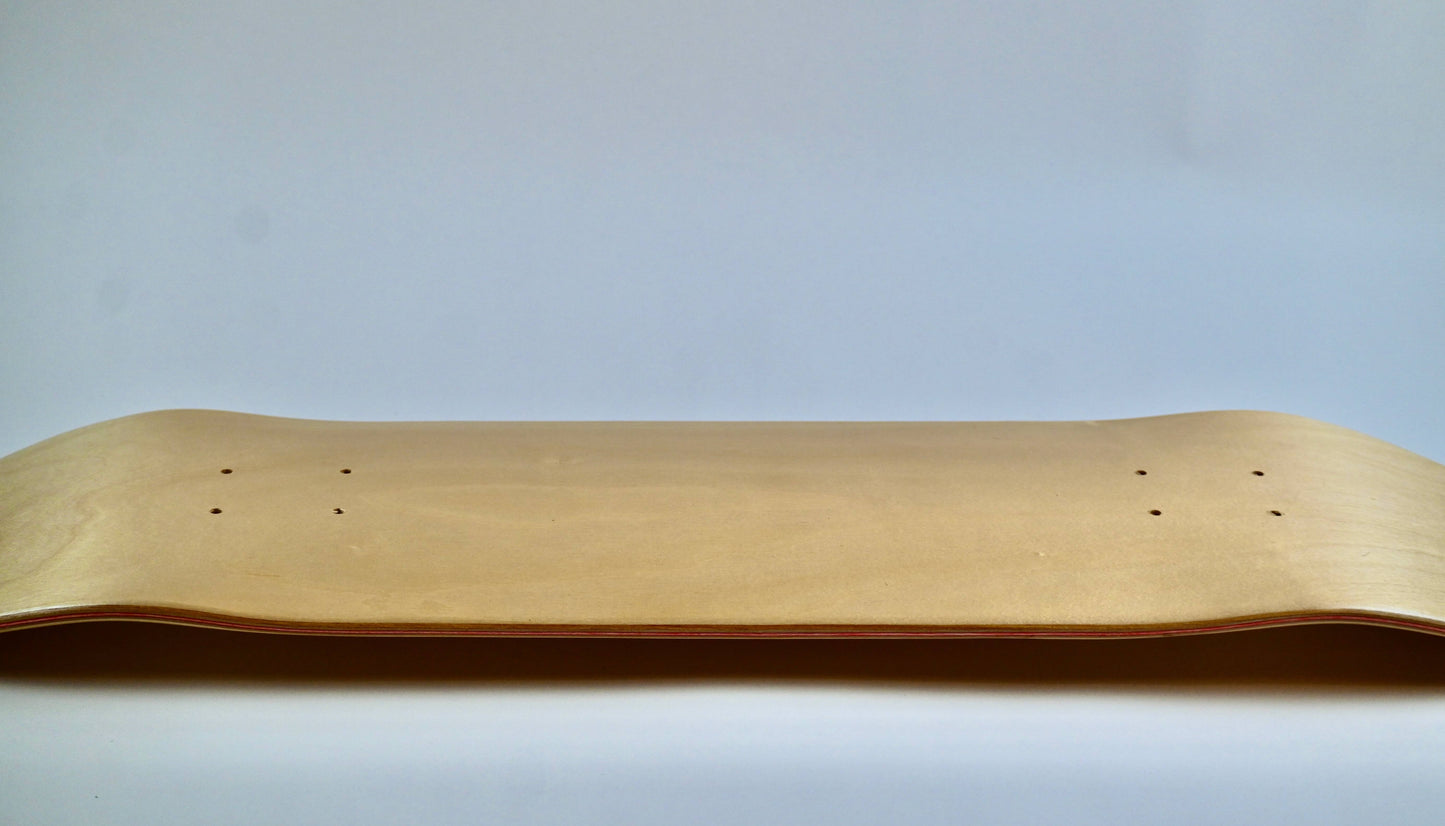 Natural Blank Skateboard Deck