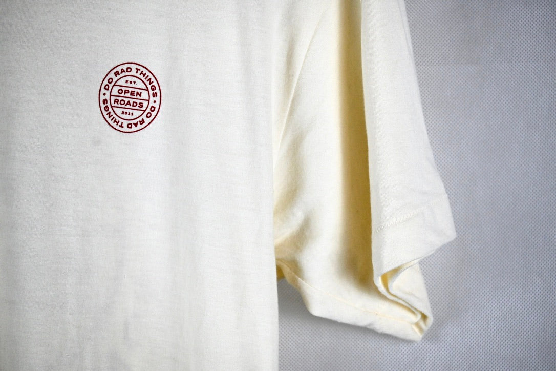 Open Roads Marquee Stamp T, Cream