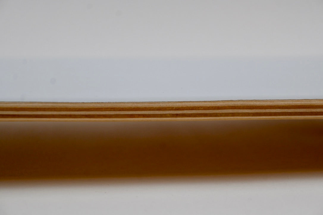 PURE WHITE Skateboard Art Deck