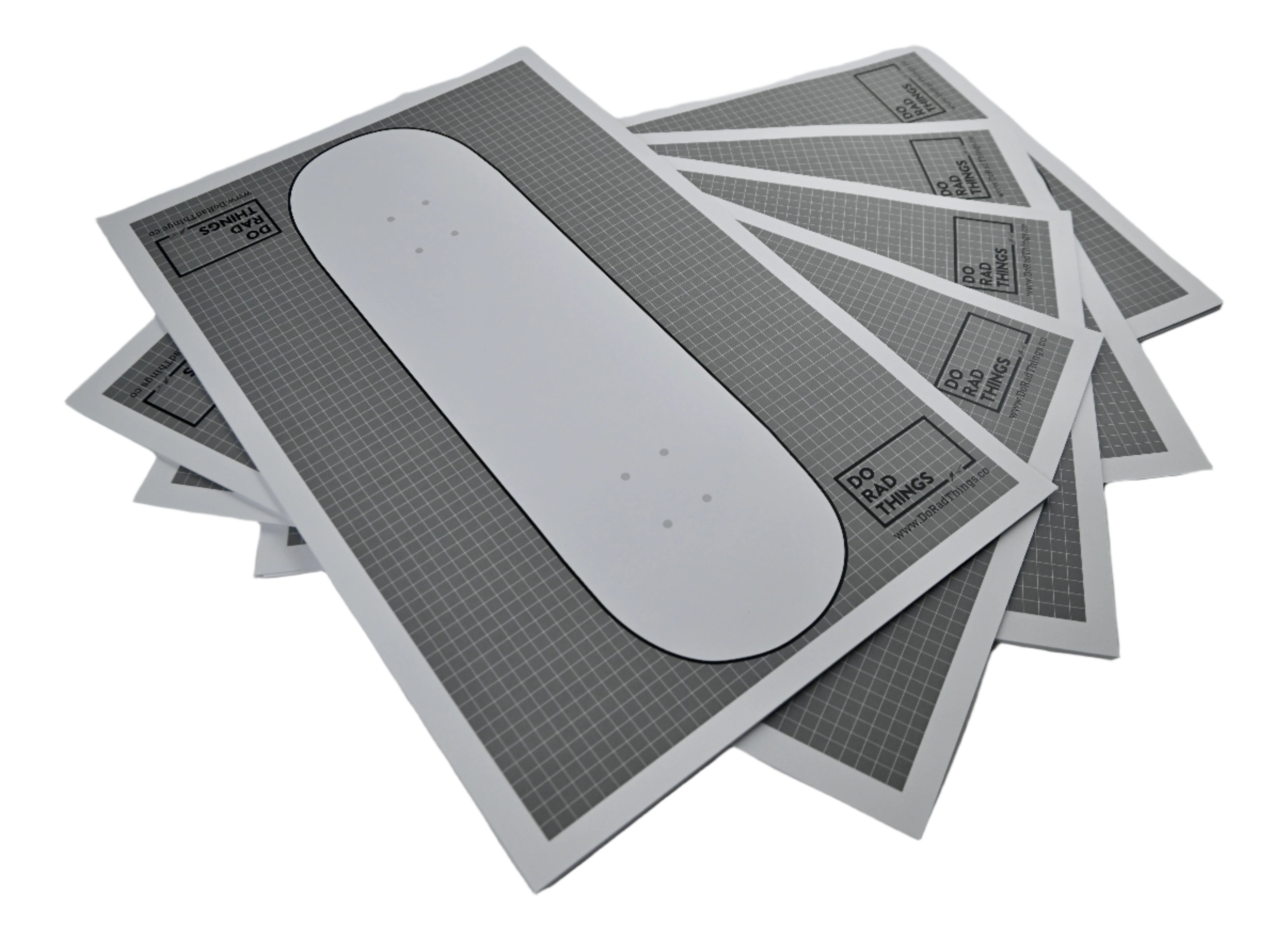 25 Sheets Skateboard Templates Do Rad Things