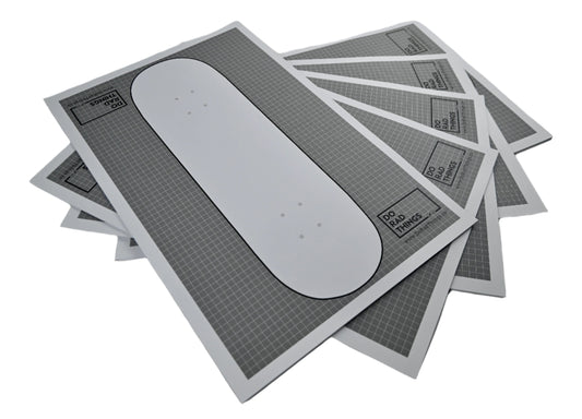 25 Sheets - Skateboard Templates