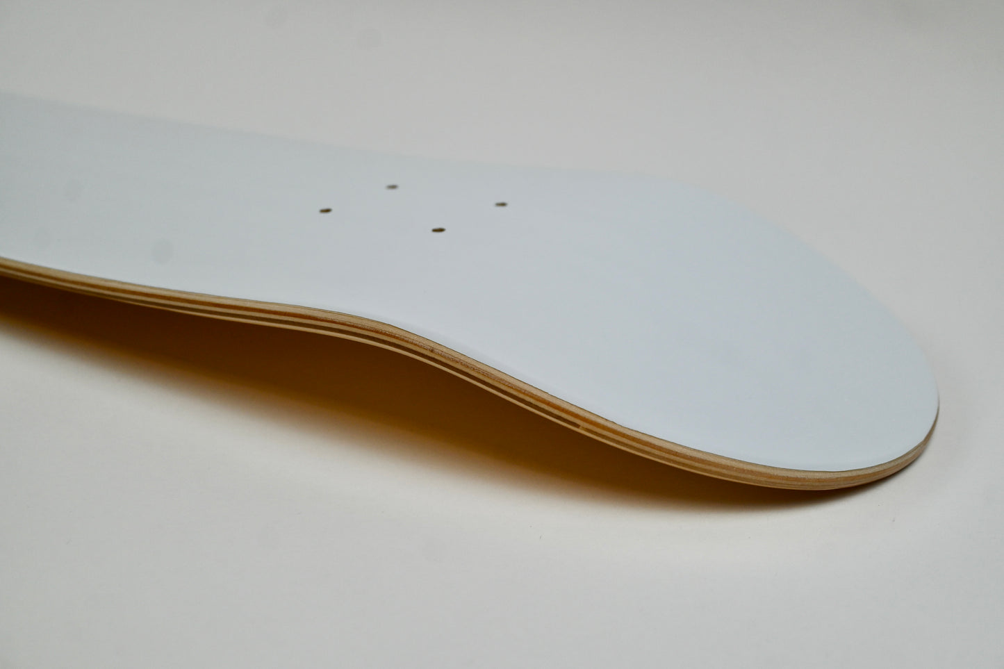 PURE WHITE Skateboard Art Deck