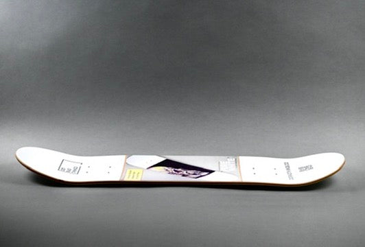 PURE WHITE Skateboard Art Deck