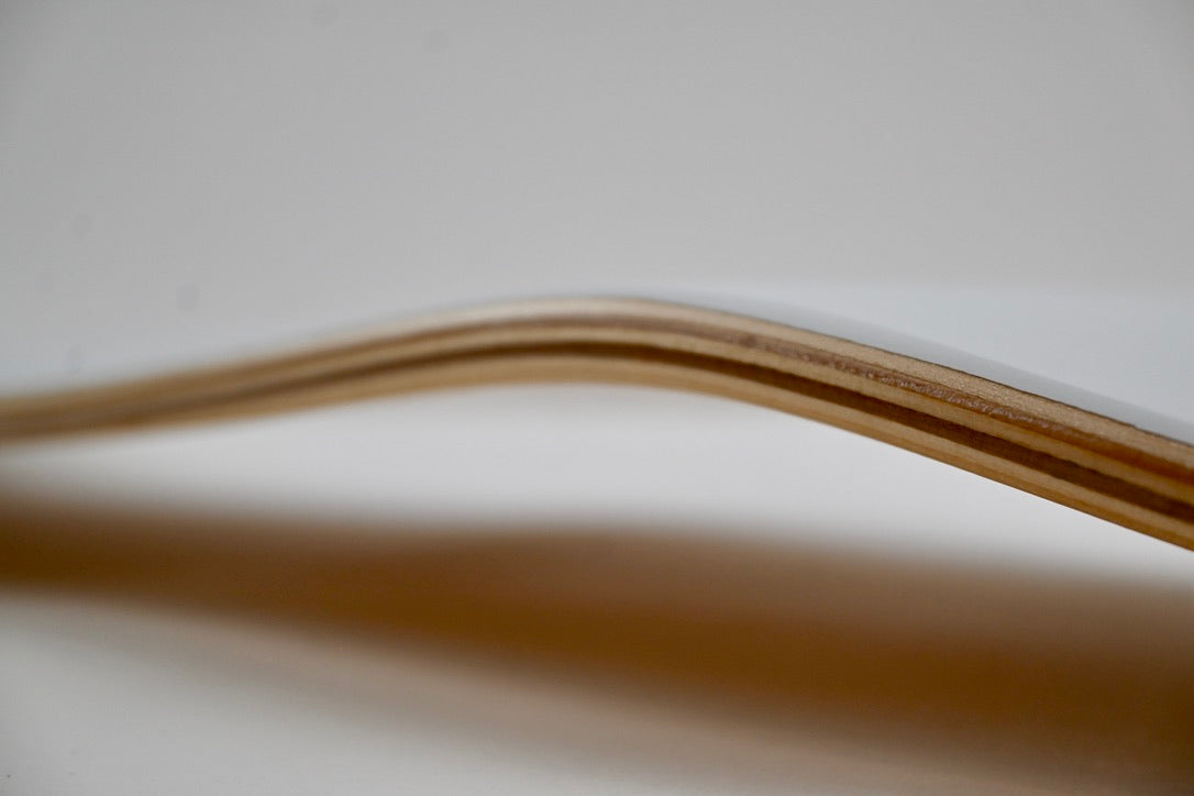 PURE WHITE Skateboard Art Deck