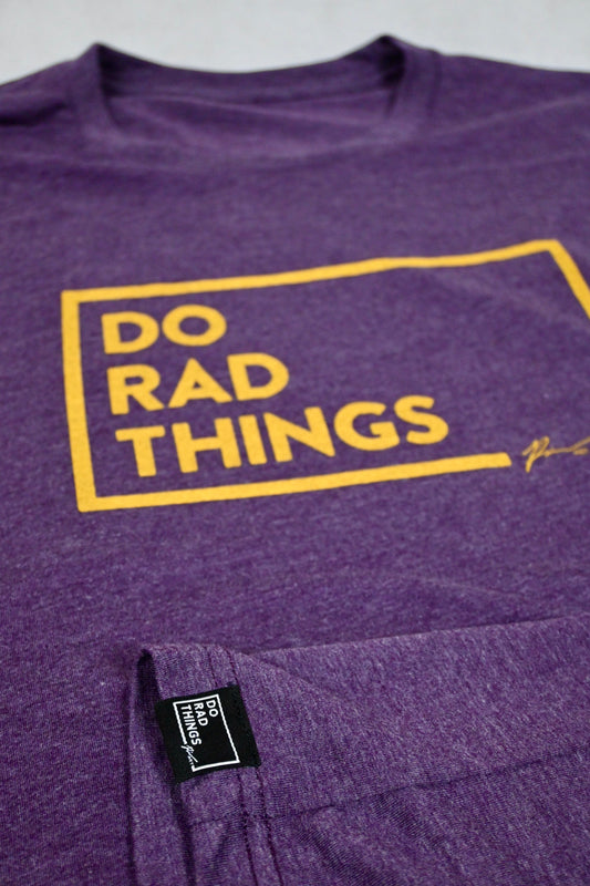 Do Rad Things Classic Logo T, Purple