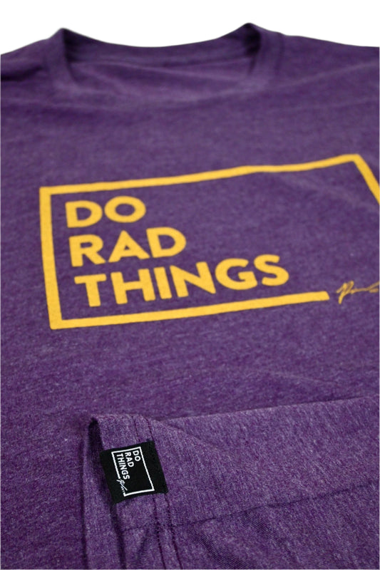 Do Rad Things Classic Logo T, Purple